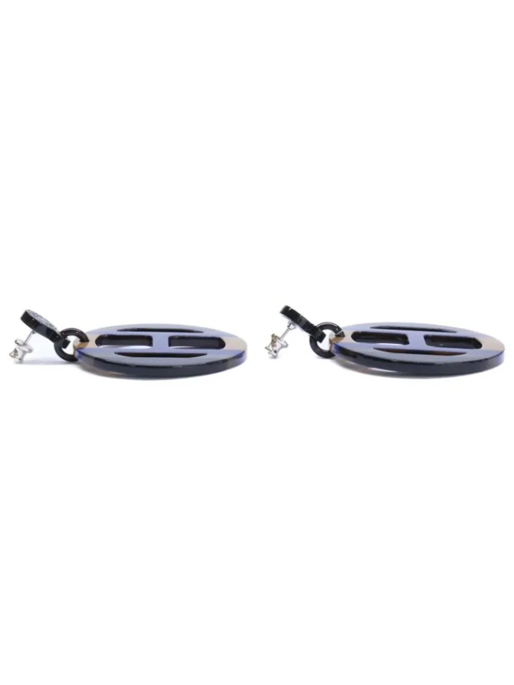 Hermes Equipe Earring Navy